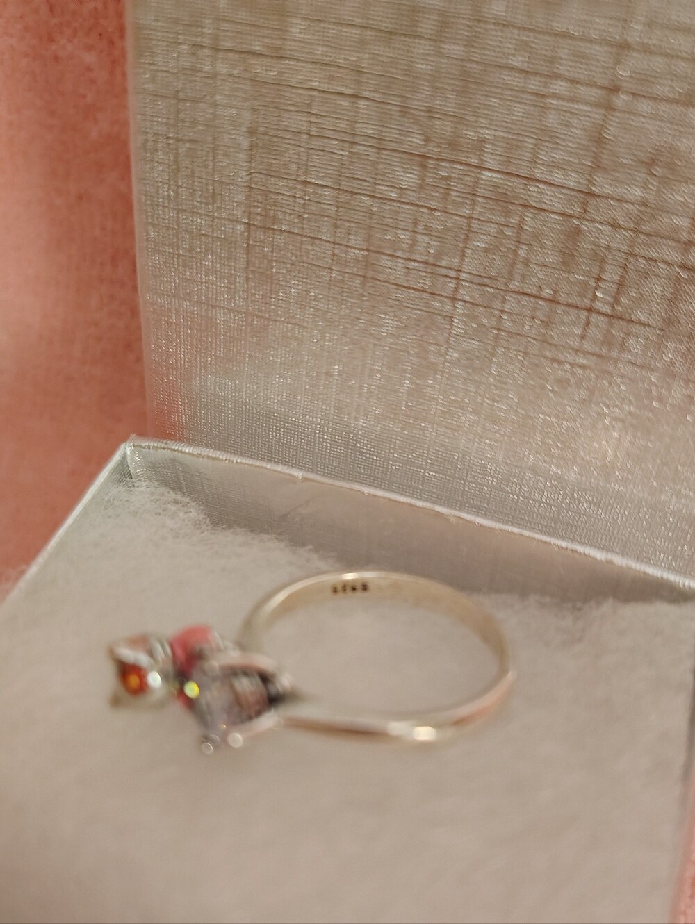 EXCLUSIVE - Hello Kitty Officially Licensed 925 Sterling Silver & CZ Ring (Sz 8) - Picture 8 of 9